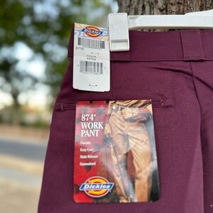 Dickies 874 Work Pant in Rich Burgundy